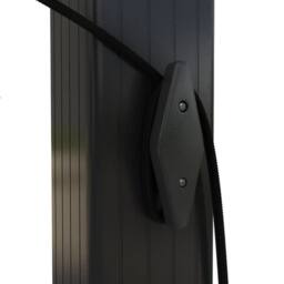 Berkfield Home Sturdy Garden Gazebo with Retractable Roof 3x3 m Anthracite in Black - thumbnail 9