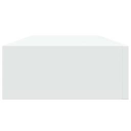 Berkfield Home Elegant Wall-mounted Drawer Shelf White 60x23.5x10 cm MDF - thumbnail 7