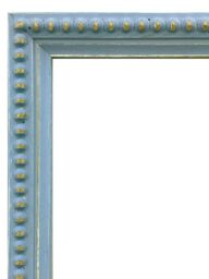 Frames & Mirrors 4U Crown Bobbin Wooden Picture Frame 8x8 Inch in Mid Blue - thumbnail 2