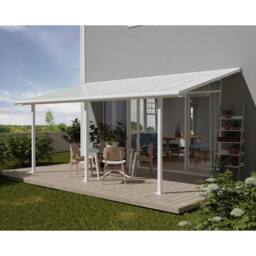 Palram Patio Cover Olympia 3 x 6.10 Clear - L619 x W300 x H305 cm - White - thumbnail 2