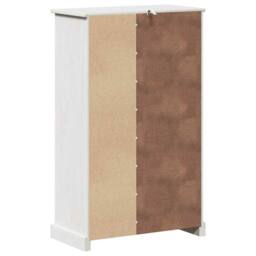 Berkfield Home Bathroom Cabinet with Storage White Solid pine wood - thumbnail 8