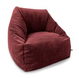 rucomfy Beanbags rucomfy Indoor Large Snuggle Bean Bag Chair - Adults Plush Velora in Burgundy - thumbnail 4