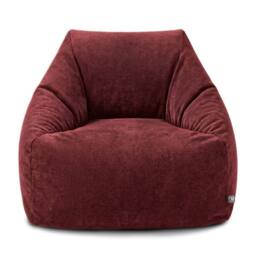 rucomfy Beanbags rucomfy Indoor Large Snuggle Bean Bag Chair - Adults Plush Velora in Burgundy - thumbnail 5