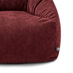 rucomfy Beanbags rucomfy Indoor Large Snuggle Bean Bag Chair - Adults Plush Velora in Burgundy - thumbnail 6