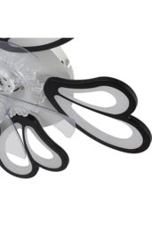 Modern Dimmable LED Ceiling Fan with Remote & Bluetooth in Black - thumbnail 5