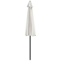 Berkfield Home Balcony Parasol with Aluminium Pole Sand 270x144 cm Half in Beige - thumbnail 5
