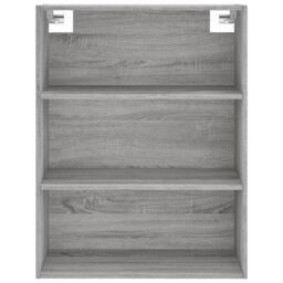 Berkfield Home Highboard Grey Sonoma 69.5x34x180 cm Engineered Wood - thumbnail 6