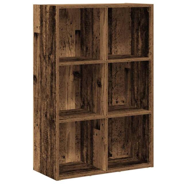 Berkfield Home Book Cabinet/Sideboard Old Wood 66x30x98 cm Engineered Wood - Size: 66 x 30 x 98 cm - image 1