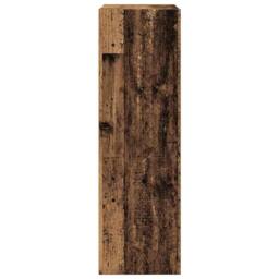 Berkfield Home Book Cabinet/Sideboard Old Wood 66x30x98 cm Engineered Wood - Size: 66 x 30 x 98 cm - thumbnail 6