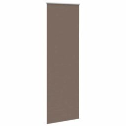 Berkfield Home Roller Blind Blackout Coffee 80x230 cm Fabric Width 75.7 cm Polyester in Brown - thumbnail 3