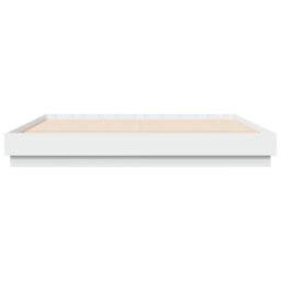Berkfield Home Bed Frame with LED without Mattress White 180x200 cm Super King - thumbnail 6