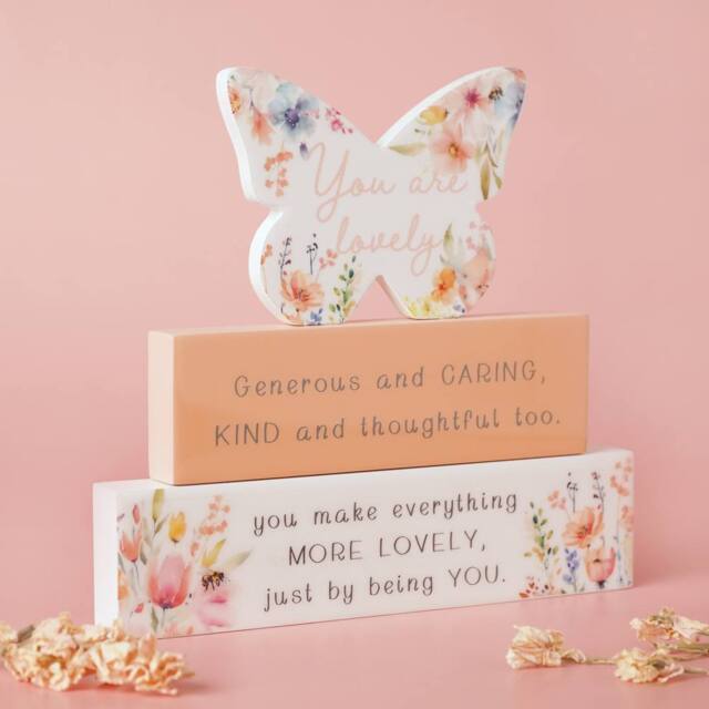 The Cottage Garden Mother's Day Stacking Plaque - Lovely - image 1