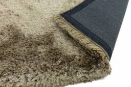 The Rug Shop UK Handmade Plain Shaggy Sparkle Luxurious Anti-Shed Area Rug in Brown - Size: 140 cm x 200 cm - thumbnail 4