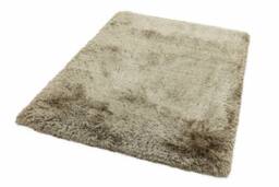 The Rug Shop UK Handmade Plain Shaggy Sparkle Luxurious Anti-Shed Area Rug in Brown - Size: 140 cm x 200 cm - thumbnail 5