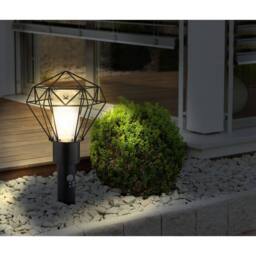 Netlighting Horace PIR Outdoor Pedestal Light Black IP44 1x E27 - thumbnail 6