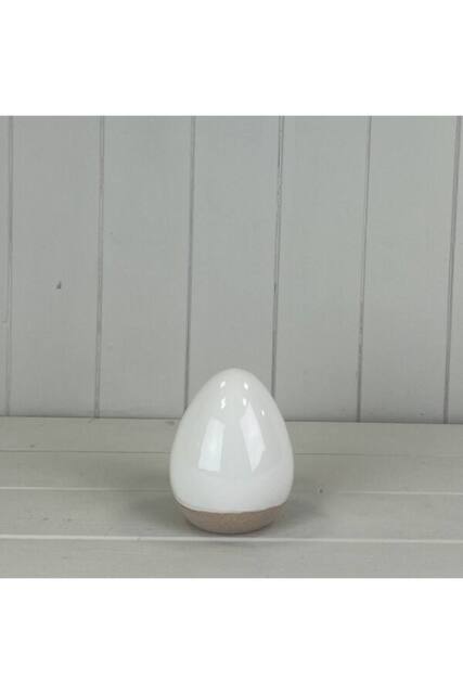 KDMD Elegant Ceramic White Egg - 11mm - image 1