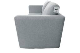 DS Living The Brenta 2 Seater Slide Storage Sofa in Silver - thumbnail 4
