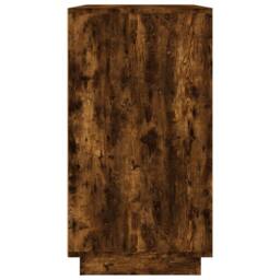 Berkfield Home Sideboard Smoked Oak 80x34x75 cm Engineered Wood in Brown - Size: 80 x 34 x 75 cm - thumbnail 6
