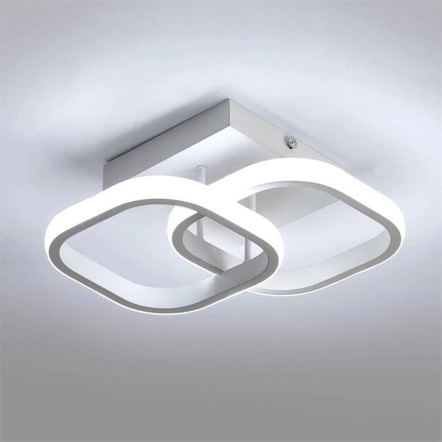 Kelvenix Dimmable LED Ceiling Chandelier Light, Living Room Bedroom Lamp in White - image 1