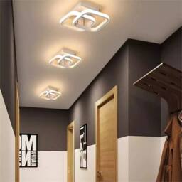 Kelvenix Dimmable LED Ceiling Chandelier Light, Living Room Bedroom Lamp in White - thumbnail 6