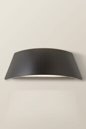 ValueLights John Curved Matte Black Downlight IP65 LED Outdoor Wall Light - thumbnail 3