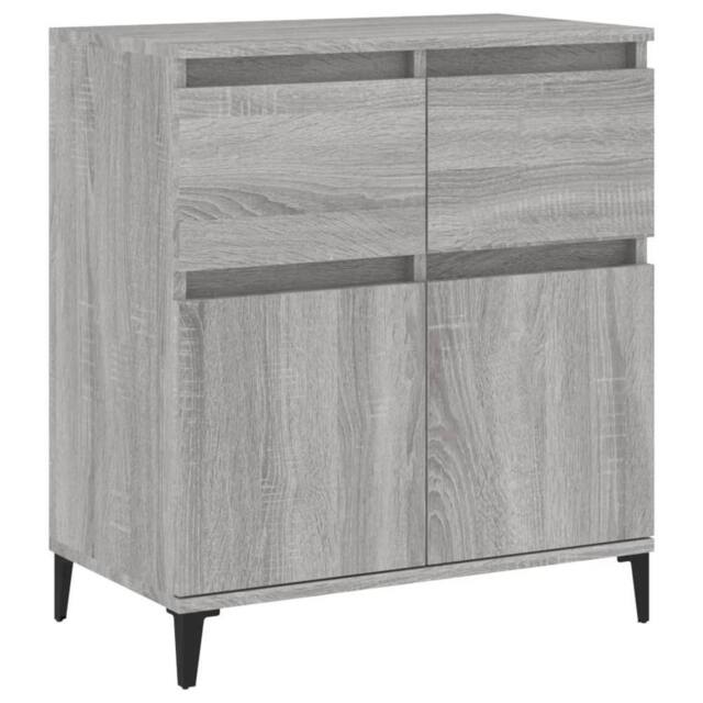 Berkfield Home Sideboard Grey Sonoma 60x35x70 cm Engineered Wood - Size: 60 x 35 x 70 cm - image 1