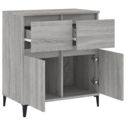 Berkfield Home Sideboard Grey Sonoma 60x35x70 cm Engineered Wood - Size: 60 x 35 x 70 cm - thumbnail 6