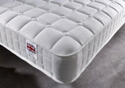 Somnior Alovera Sprung Memory Foam Medium Mattress in White - Size: Small Single - thumbnail 3
