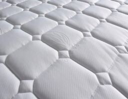 Somnior Alovera Sprung Memory Foam Medium Mattress in White - Size: Small Single - thumbnail 2