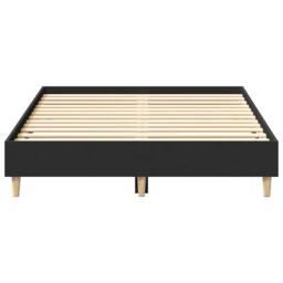 Berkfield Home Durable Bed Frame No Mattress Black 120x190 cm Small Double Engin - thumbnail 5