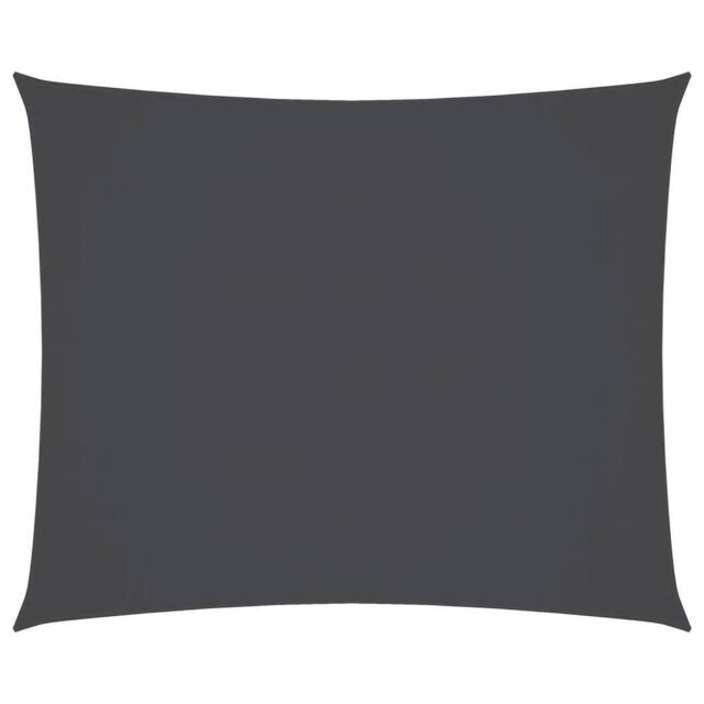 Berkfield Home Sunshade Sail Oxford Fabric Rectangular 3.5x4.5 m Anthracite in Charcoal - image 1