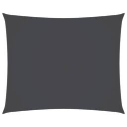 Berkfield Home Sunshade Sail Oxford Fabric Rectangular 3.5x4.5 m Anthracite in Charcoal - thumbnail 1