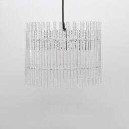 Pagazzi Savona Chrome Easy-Fit Pendant in Silver - thumbnail 2
