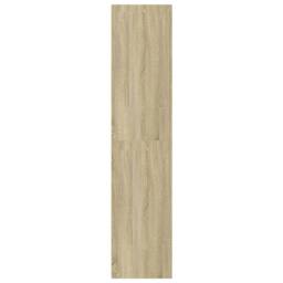 Berkfield Home Highboard Sonoma Oak 50x41x185 cm Engineered Wood in Light Brown - Size: 50 x 41 x 185 cm - thumbnail 5