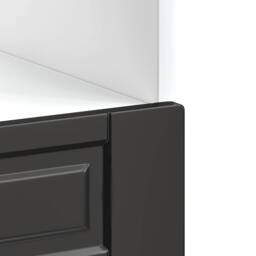 Berkfield Home Oven Cabinet¬†Porto Black Engineered Wood - thumbnail 8