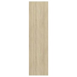Berkfield Home Wall-mounted TV Cabinet Sonoma Oak 37x37x142.5 cm Engineered Wood in Light Tan - thumbnail 5