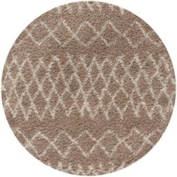 THE RUGS Soft Tangier Shaggy Rugs & Runners Beige & Ivory Living Room - Size: 160 cm x 230 cm - thumbnail 5