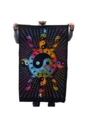 KDMD Vibrant Cotton Yin Yang Wall Art - Handmade Indian Decor (78x112cm) - Size: 78x112 cm - thumbnail 1