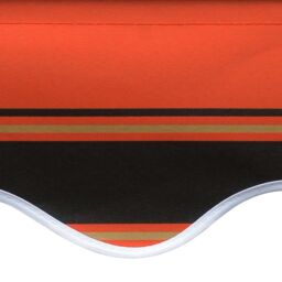 Berkfield Home Awning Top Sunshade Canvas Orange & Brown 500x300 cm - thumbnail 2