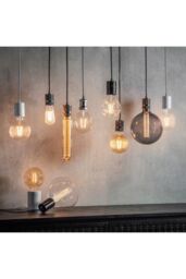 Netlighting Urban 1 Light Pendant Antique Brass Plate E27 in Gold - thumbnail 6