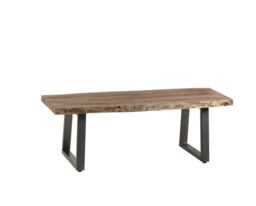 IH Design Wollaston Natural Essential Live Edge Coffee Table in Brown - thumbnail 2