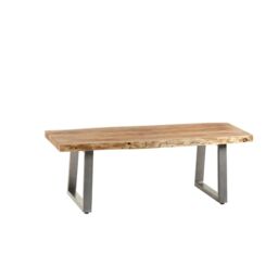 IH Design Wollaston Natural Essential Live Edge Coffee Table in Brown - thumbnail 5