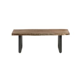IH Design Wollaston Natural Essential Live Edge Coffee Table in Brown - thumbnail 4