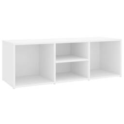 Berkfield Home Shoe Storage Bench White 105x35x35 cm Engineered Wood - Size: 105 x 35 x 35 cm