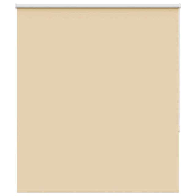 Berkfield Home Roller Blind Blackout Beige 120x130 cm Fabric Width 116.6 cm Polyester - image 1