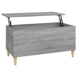Berkfield Home Coffee Table Grey Sonoma 90x44.5x45 cm Engineered Wood - thumbnail 2