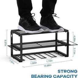 Havendro Wall Mount Heavy Duty Power Tool Storage Rack Drill Holder in Black - thumbnail 2