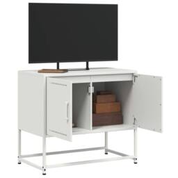 Berkfield Home TV Cabinet White 68.5x39x60.5 cm Steel - thumbnail 5