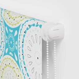Berkfield Home Shower Roller Blind 150x240 cm Fabric Width 146 cm in Blue - thumbnail 9