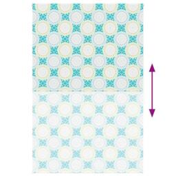 Berkfield Home Shower Roller Blind 150x240 cm Fabric Width 146 cm in Blue - thumbnail 5